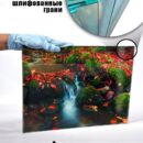 Модульная стеклянная интерьерная картина /Фотокартина на стекле /Природа /Краствые пейзажи 2, 28x40 Декор для дома, подарок