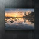 Модульная стеклянная интерьерная картина /Фотокартина на стекле /Природа /Краствые пейзажи 2, 28x40 Декор для дома, подарок