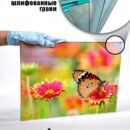 Модульная стеклянная интерьерная картина /Фотокартина на кухню /Летнее настроение /Цветы, 28x40 Декор для дома, подарок