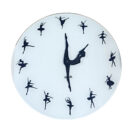 Идеал Ballet Dancer Modern Wall Clock, 28 см,